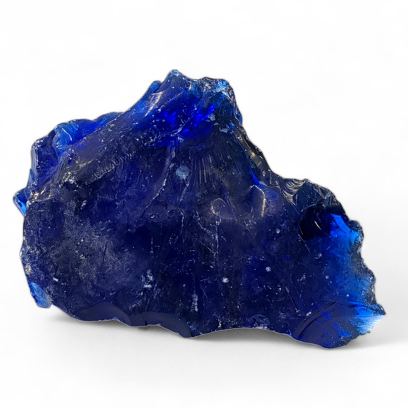 Cobalt Blue Manganese Fenton Glowing Art Glass Cullet #4GX12 - Picture 4 of 8